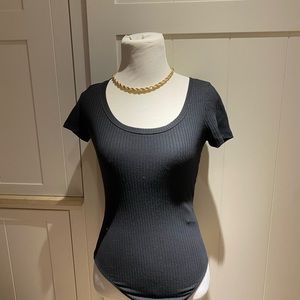 Hollister black bodysuit